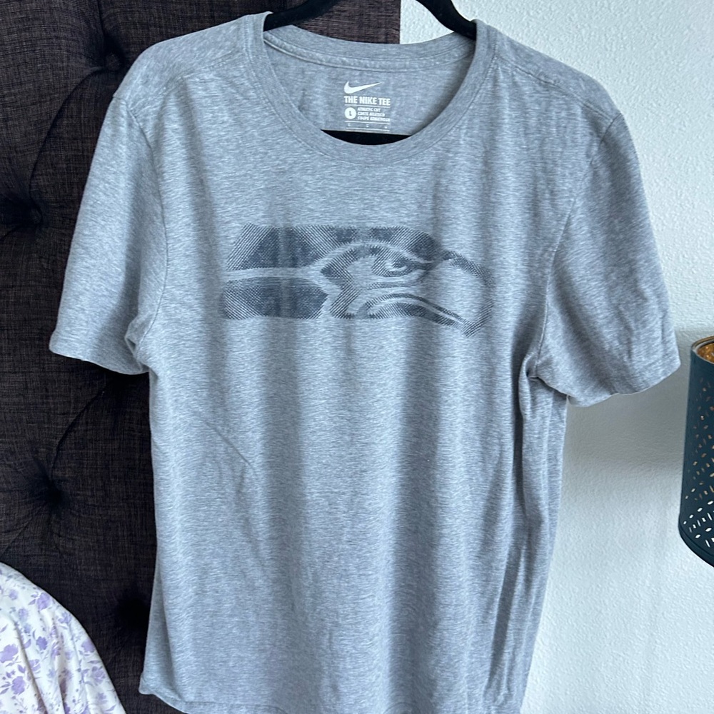 Nike Gray Men's T-Shirt SEAHAWKS